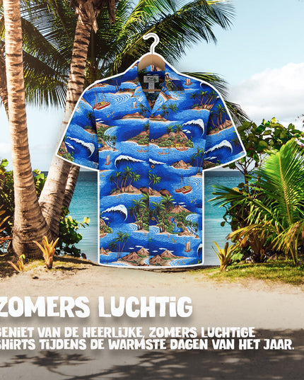 Camisa hawaiana Navegando por Hawái