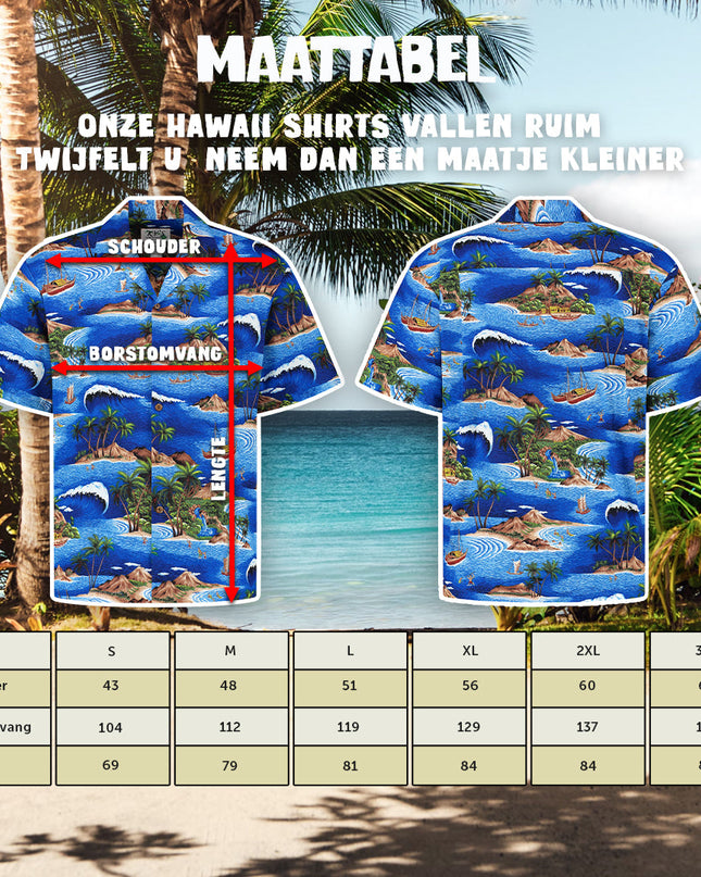 Sailing Around Hawaii Hawaiian Shirt