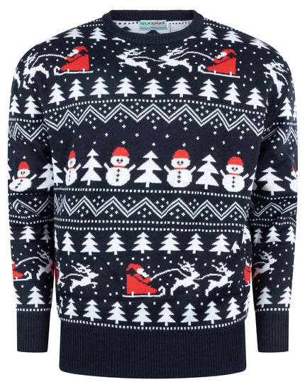 Juletrøje Marius til kvinder i stilfuldt jule-design