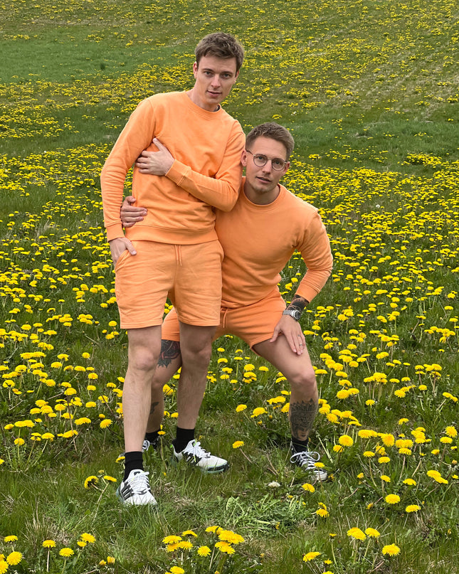 Summer Peach Loungewear Set for Warm Days