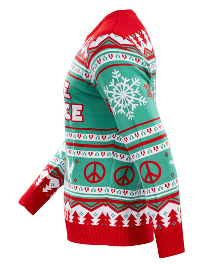 Suéteres Feos de Navidad Unisex para Parejas I Come in Peace
