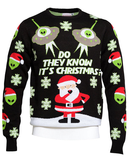 Alien Christmas Sweater - Festive and Fun