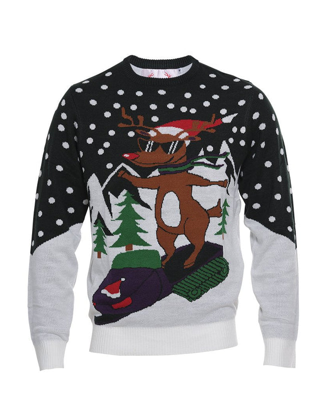 "Scoodolph" Christmas Sweater - Kids' Holiday Fun