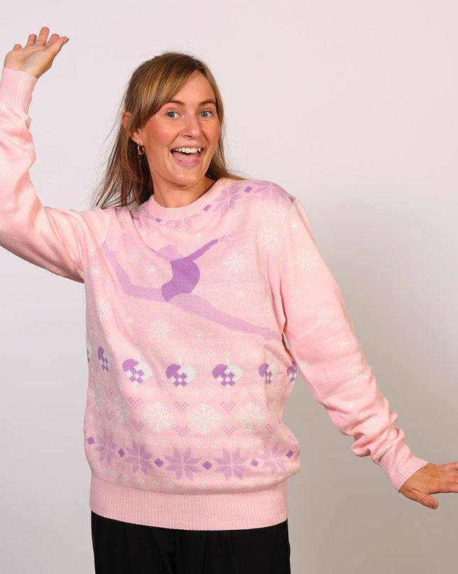 Pink Christmas Sweater - Family Style