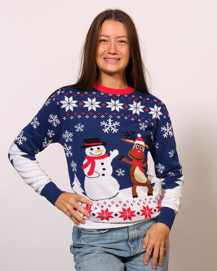 Friends Christmas Sweater - Women's Holiday Apparel