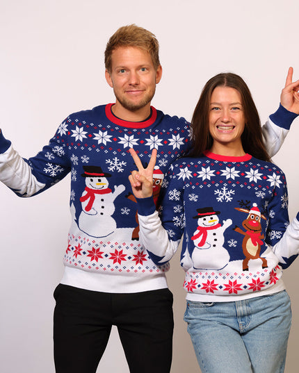 Friends Christmas Sweater - Women's Holiday Apparel