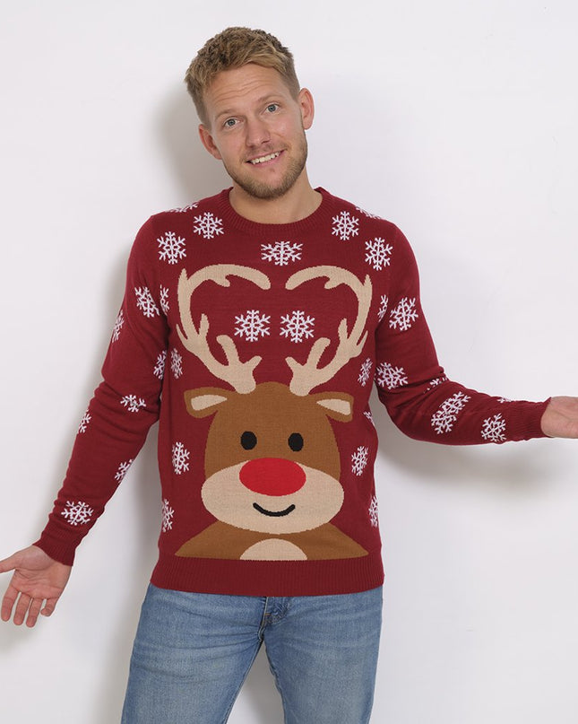 Cute Reindeer Christmas Sweater for Men - Bestsellers