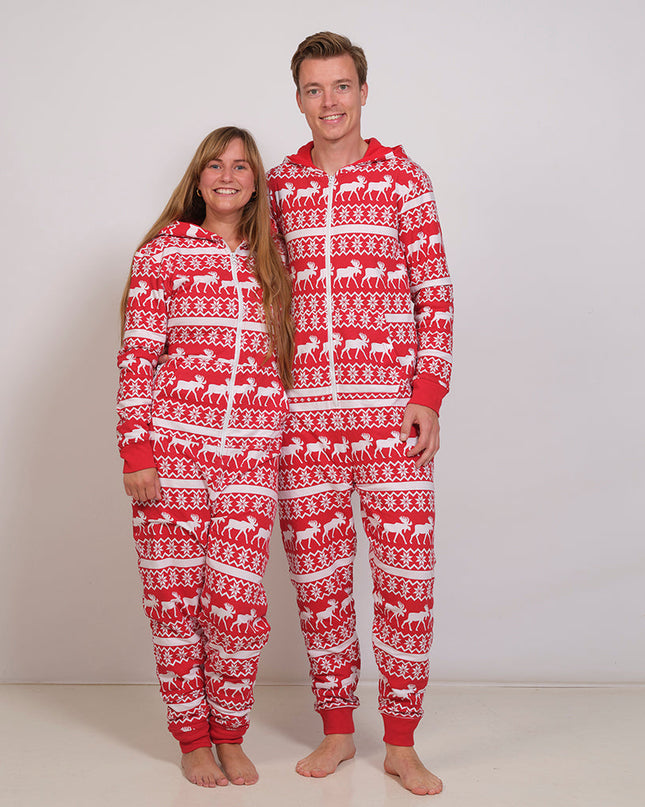 Red Christmas Jumpsuit for Men