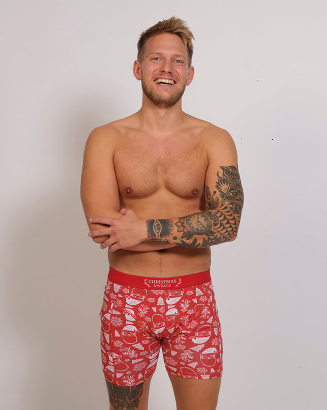 Christmas Underwear Three-Pack for Men
