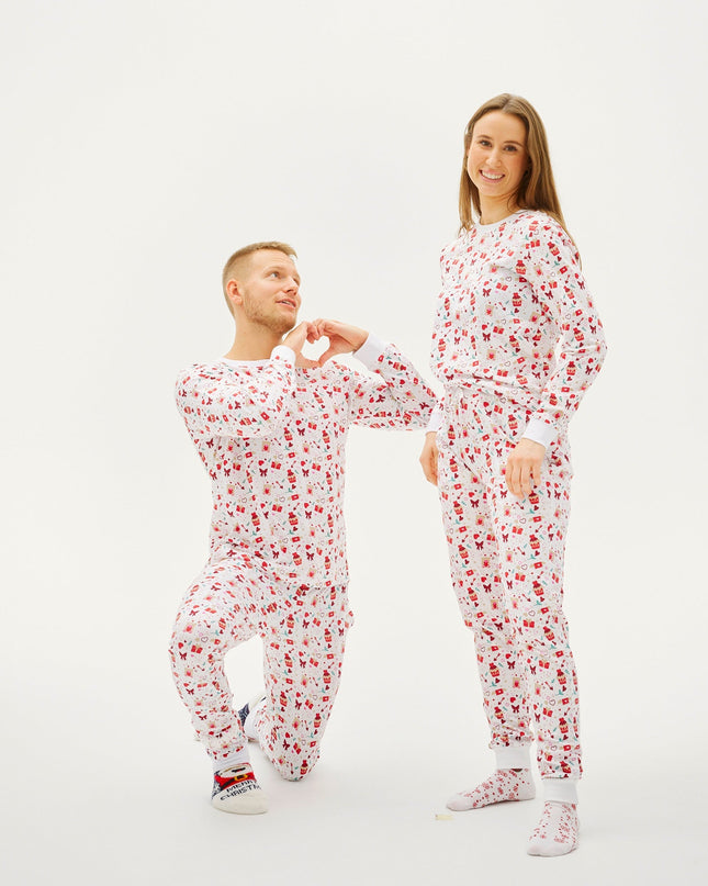 Valentine's Day Pajamas in White for Women - Bestsellers