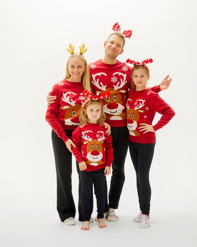 The Loving Reindeer Christmas Sweater for Kids