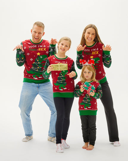 Suéter de Navidad REX Tree para Hombres