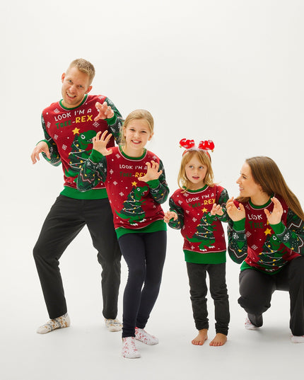 Suéter de Navidad REX Tree para Hombres