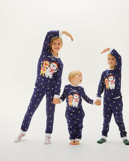 Pijamas de Navidad de Mejores Amigos para Niños
