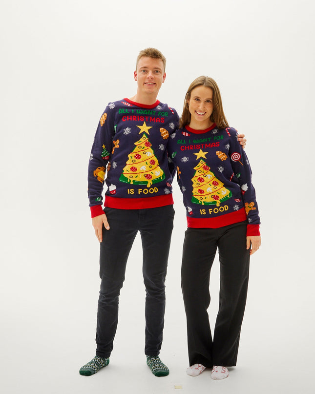 All I Want For Christmas Is Food Sweater - Women