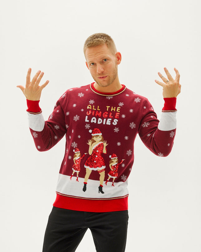 All My Jingle Ladies Christmas Sweater for Men - Popular Choice
