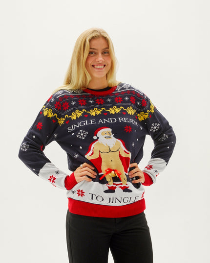 Dame Single og Klar til at Jingle Juletrøje