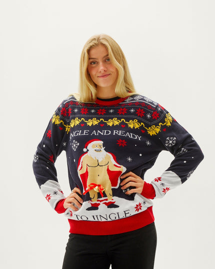Dame Single og Klar til at Jingle Juletrøje