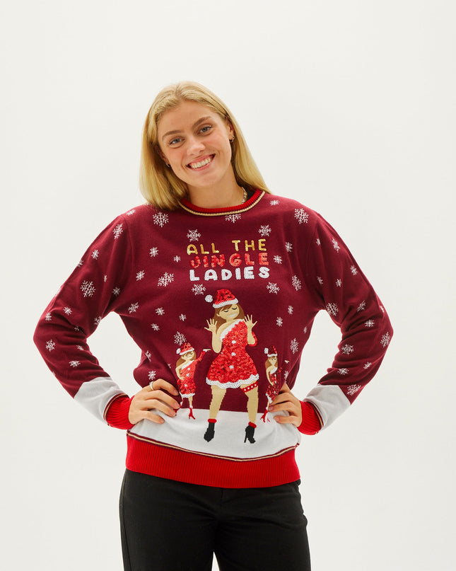 All My Jingle Ladies Christmas Sweater for Women - Bestselling