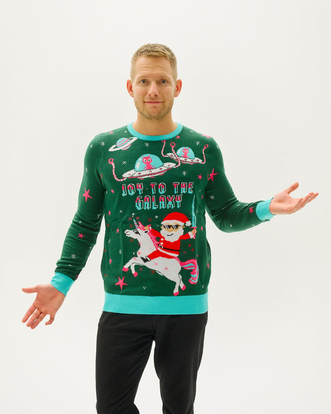 Joy To The Galaxy Sweater - Men