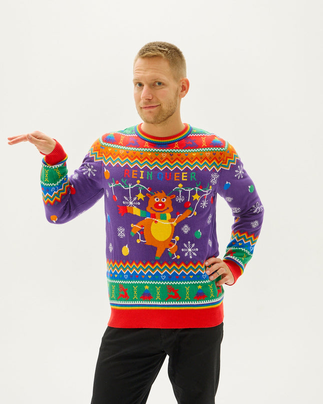 Reinqueer Christmas Sweater - Men's