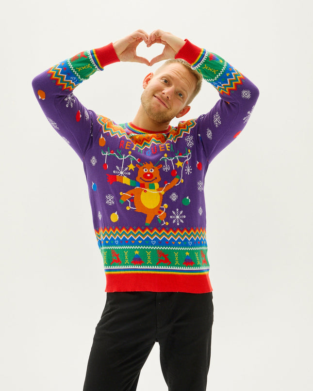 Reinqueer Christmas Sweater - Men's