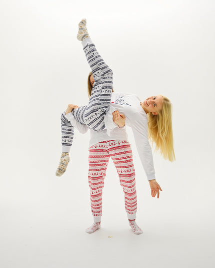Cute Red Christmas Pajamas for Women - Family Collection