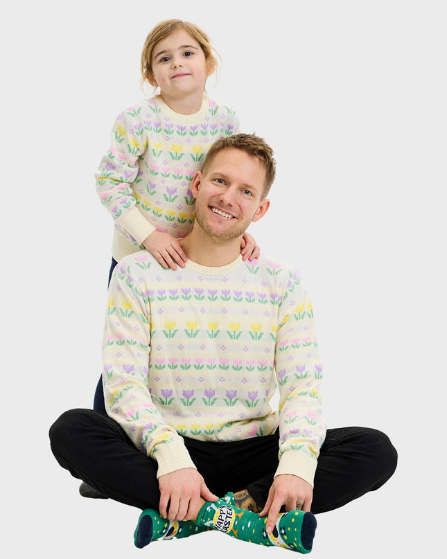 Easter Lily Sweater for Kids