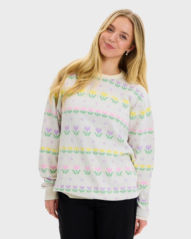 Easter Lily Sweater for Women