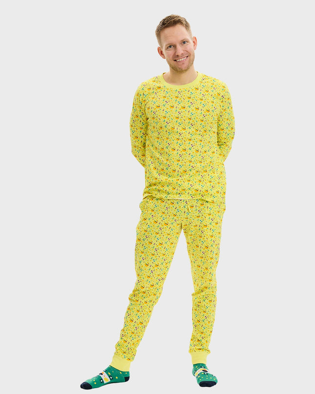 Yellow Easter Sweatsuit for Men
