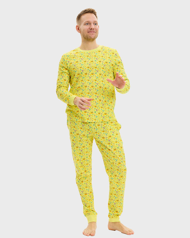 Yellow Easter Pajamas for Men