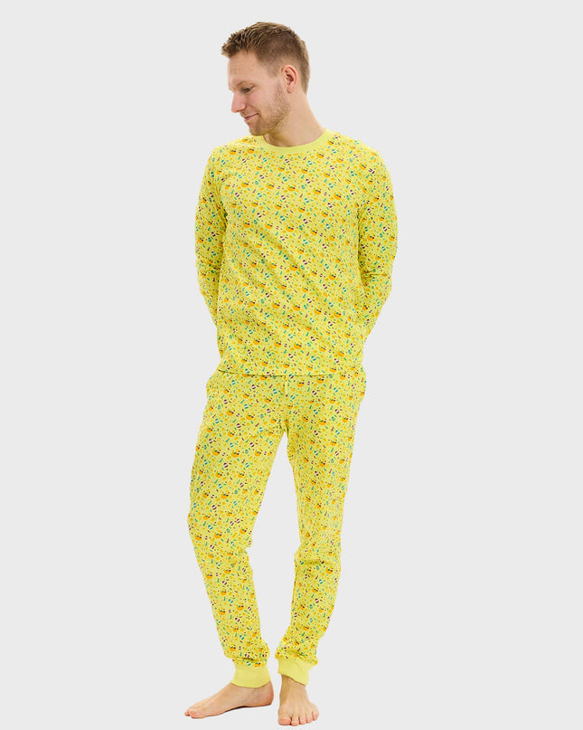 Yellow Easter Pajamas for Men