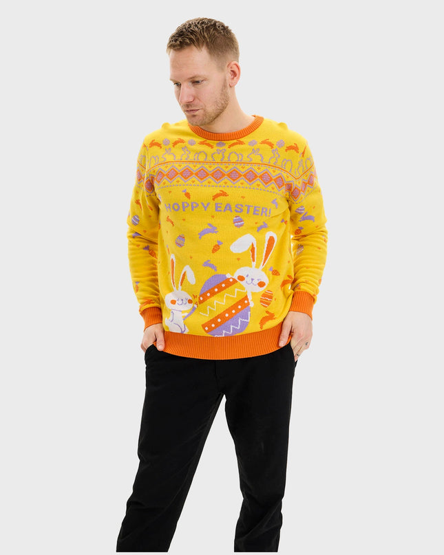 Eggercise Easter Sweater for Men