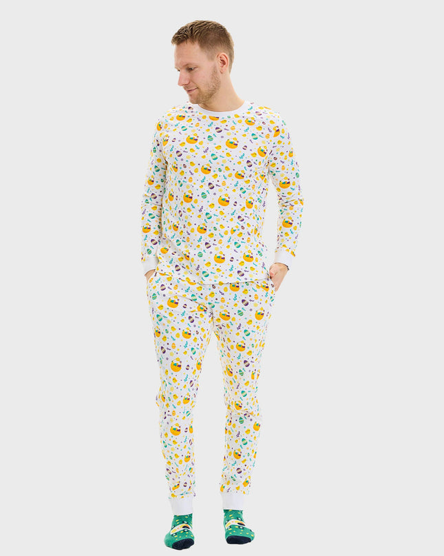 White Easter Pajamas for Men