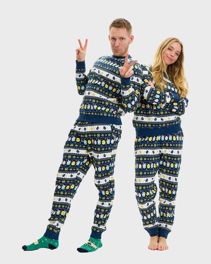 Blue Easter Sweatsuit - Men's Style