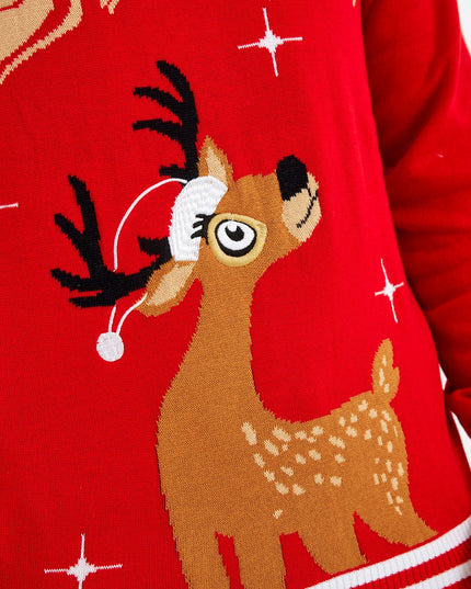 Oh Deer Men's Christmas Sweater for Festive Fun