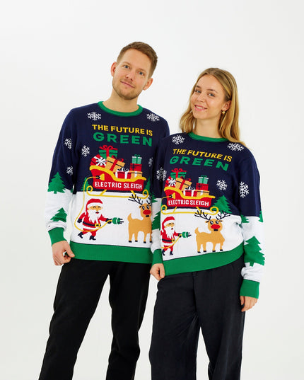 The Electric Women's Christmas Sweater for Festivities