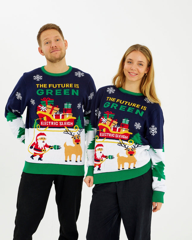 The Electric Women's Christmas Sweater for Festivities