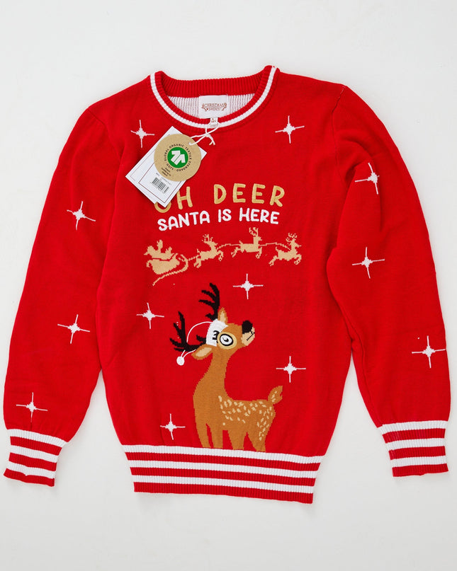 Oh Deer Kids Christmas Sweater for Holiday Cheer