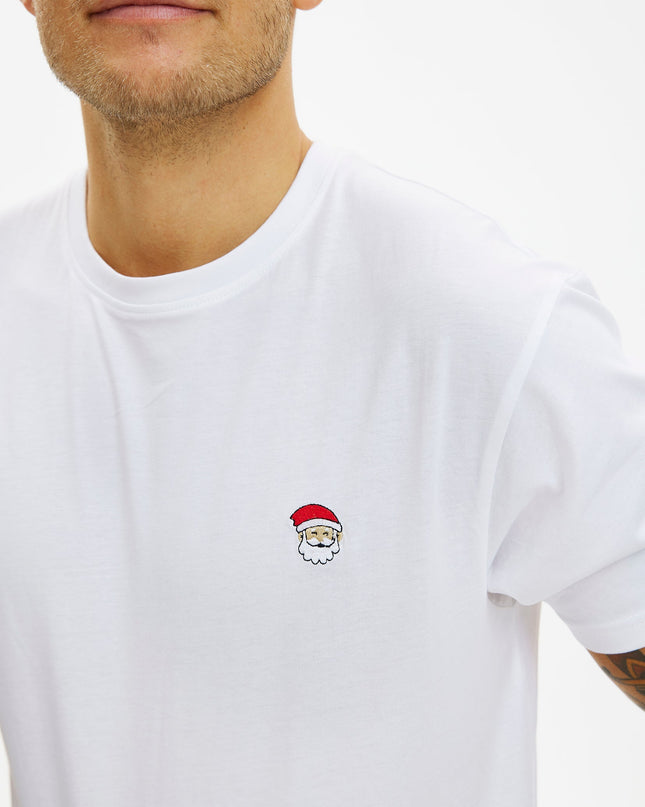 White Santa Claus T-shirt for Men