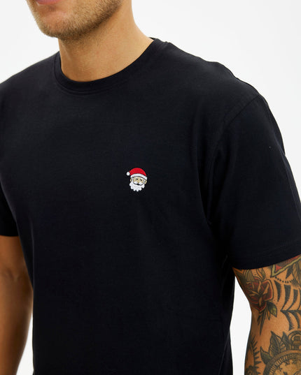 Black Santa Claus T-shirt for Men