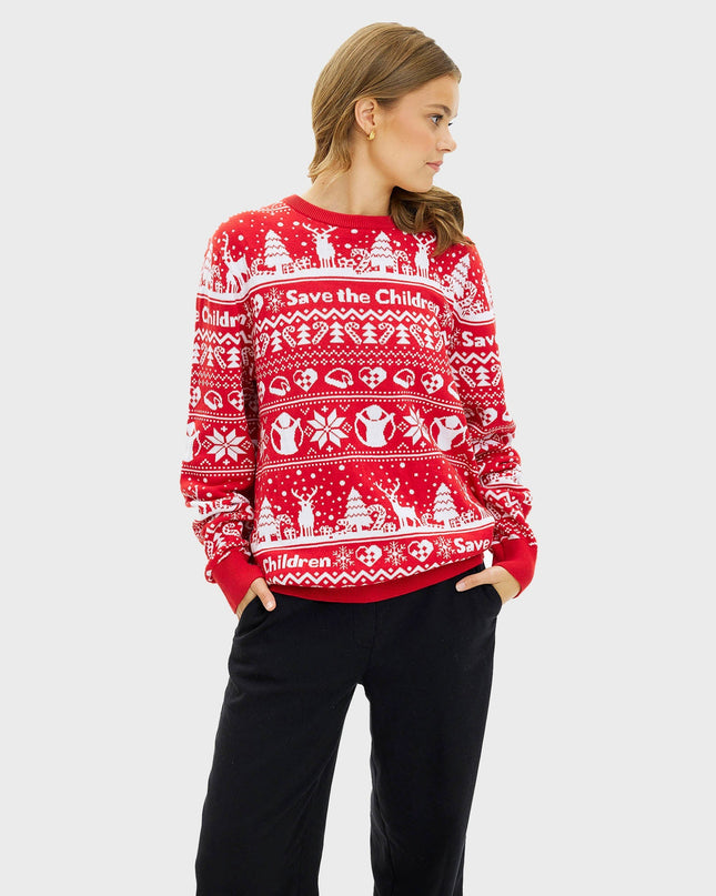 Save the Children Women's Christmas Sweater