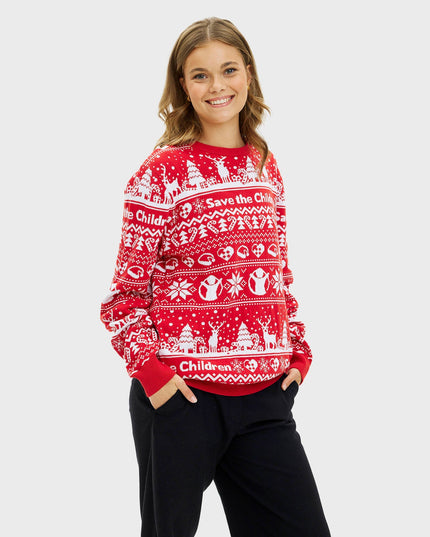 Save the Children Women's Christmas Sweater