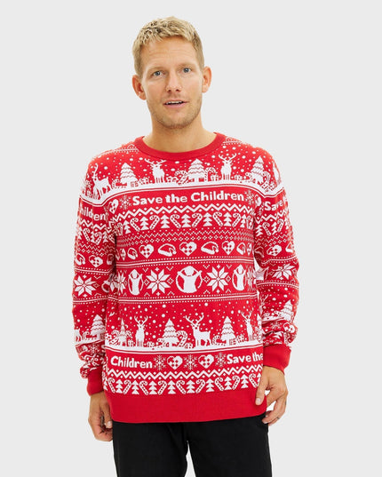 Save the Children Men's Christmas Sweater