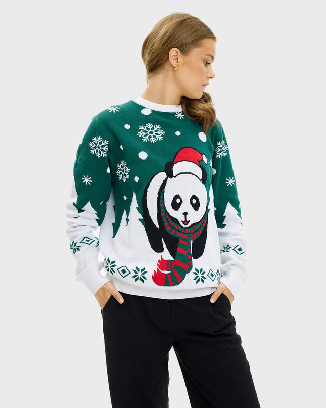 Pandaens Women's Christmas Sweater