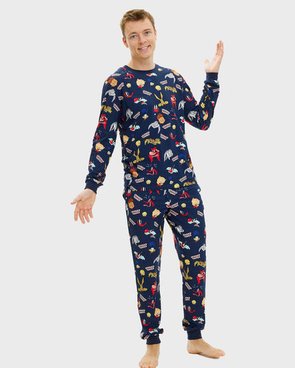 Looney Tunes Christmas Pajamas for Men