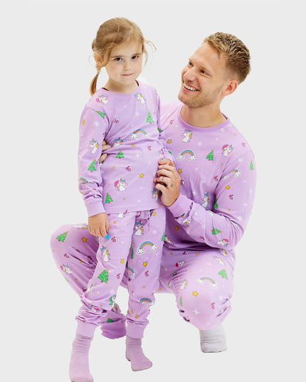 Unicorn Christmas Pajamas for Kids
