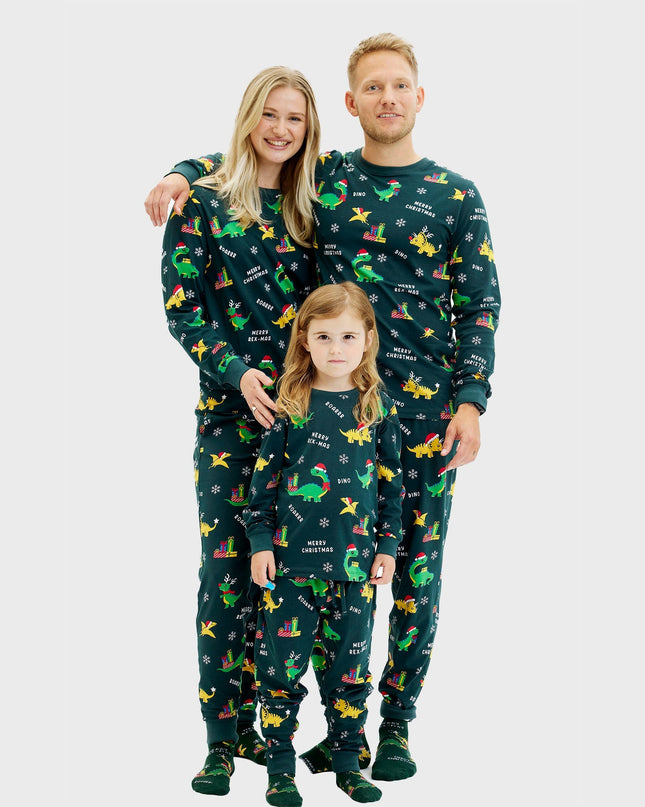 Dino Christmas Pajamas for Women - Family Collection