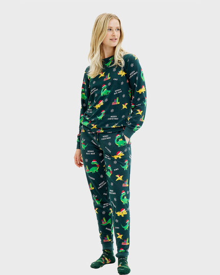 Dino Julepyjamas til kvinder