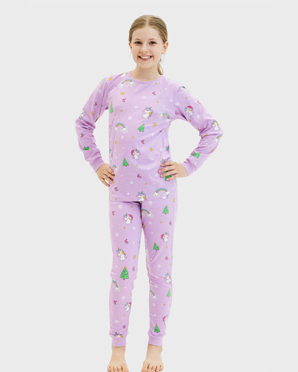 Unicorn Christmas Pajamas for Kids